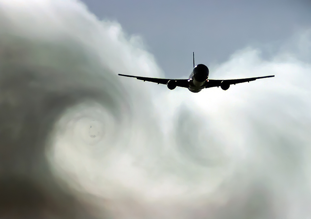 turbulent flight